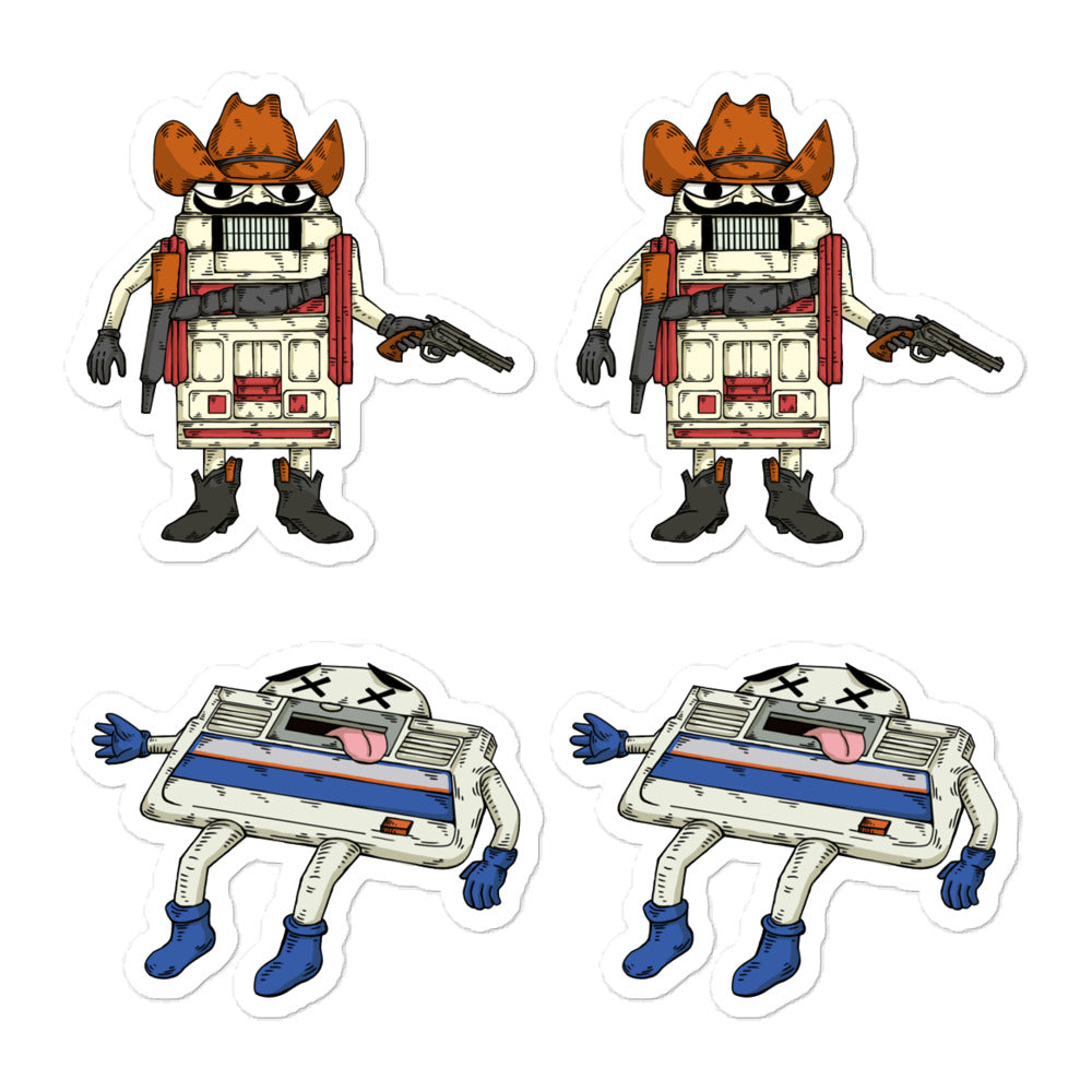Retro Console Wars - Famicom vs SG-1000 Stickers for Old School Gamers ...